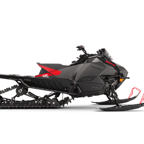 Catalyst Riot 600 ES 146/1.75 Black/Fire Red