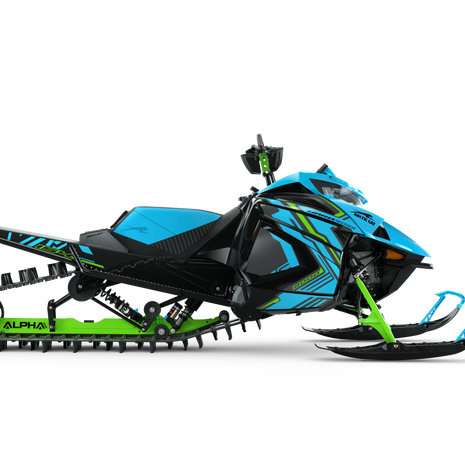 M 8000 Hardcore Alpha One 154/3.0 Sky Blue/Med Green